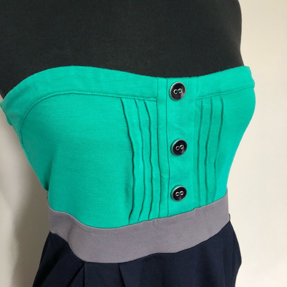 Ric Rac Weather Patterns strapless dress - Picture 5 of 7